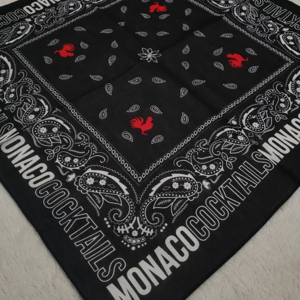 Black paisley bandana